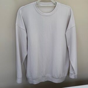 ALO Yoga Cream Waffle Textured Sweatshirt (women's)